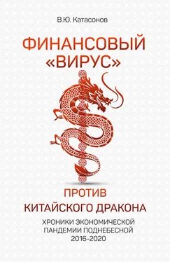 Валентин Катасонов Финансовый «вирус» против китайского дракона. Хроники экономической пандемии Поднебесной 2016–2020 обложка книги