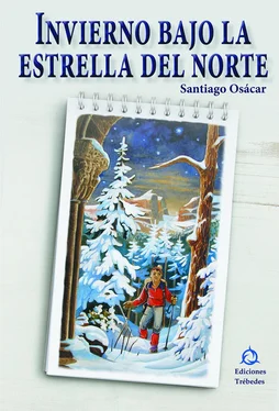 Santiago Osácar Invierno bajo la estrella del norte обложка книги