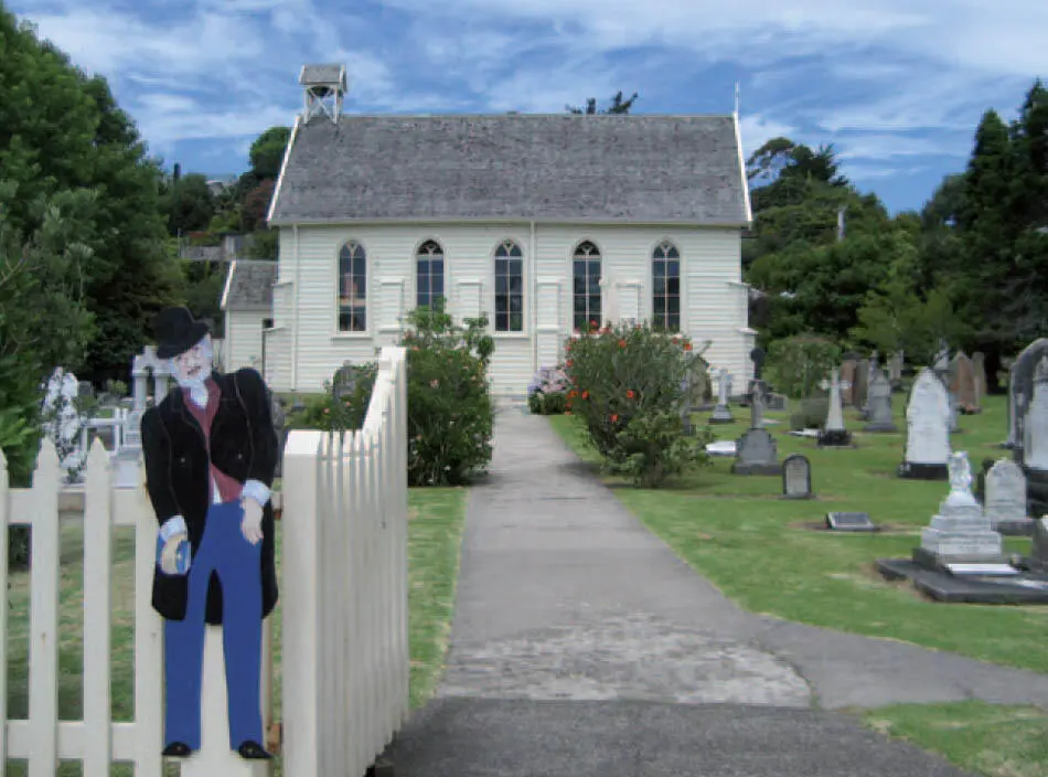 007nz ks Die Christ Church ist Neuseelands älteste Kirche Auf dem Flagstaff - фото 267