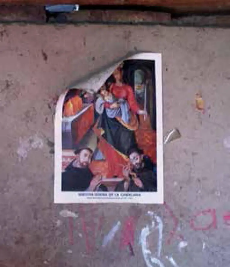 Figura 4Virgen de la Candelaria en el muro interior de una habitación Este - фото 7
