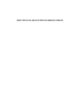 Humberto Rojas Pinilla Teoría y práctica del análisis de conflictos ambientales complejos обложка книги