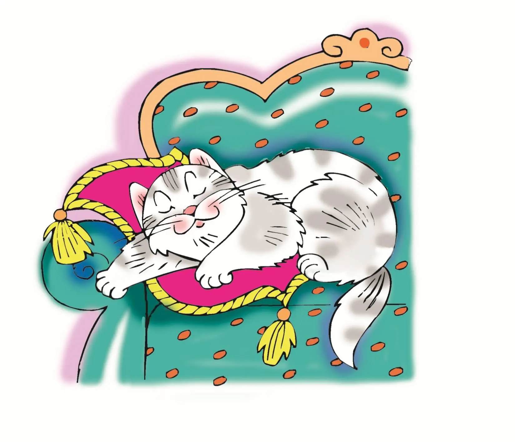 Кошка Распластавшись у окошка На диване дремлет кошка Ей с утра до вечера В - фото 5