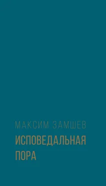 Максим Замшев Исповедальная пора обложка книги