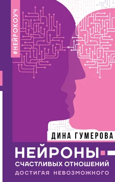 Дина Гумерова Нейроны счастливых отношений. Достигая невозможного обложка книги