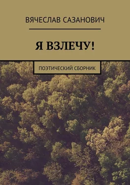 Вячеслав Сазанович Я взлечу! Поэтический сборник обложка книги