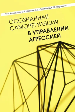 Татьяна Банщикова Осознанная саморегуляция в управлении агрессией обложка книги