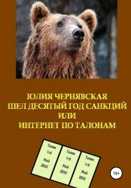 Юлия Чернявская Шел десятый год санкций или Интернет по талонам обложка книги