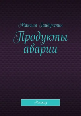 Максим Гайдученин Продукты аварии. Рассказ обложка книги