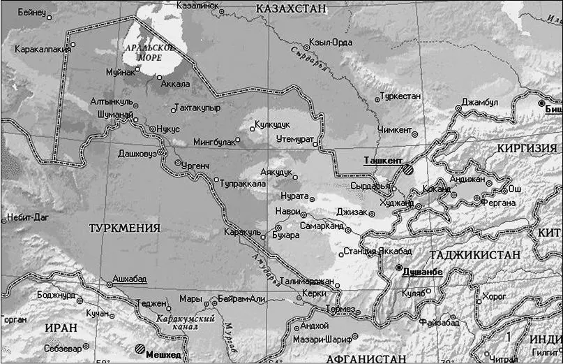 Карта современного Узбекистана С конца 1990х годов россияне получили - фото 1