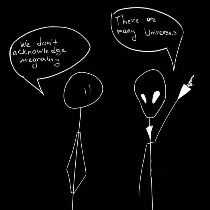 Comic 13 The Alien pointing at the Human The Human has look of confusion - фото 12
