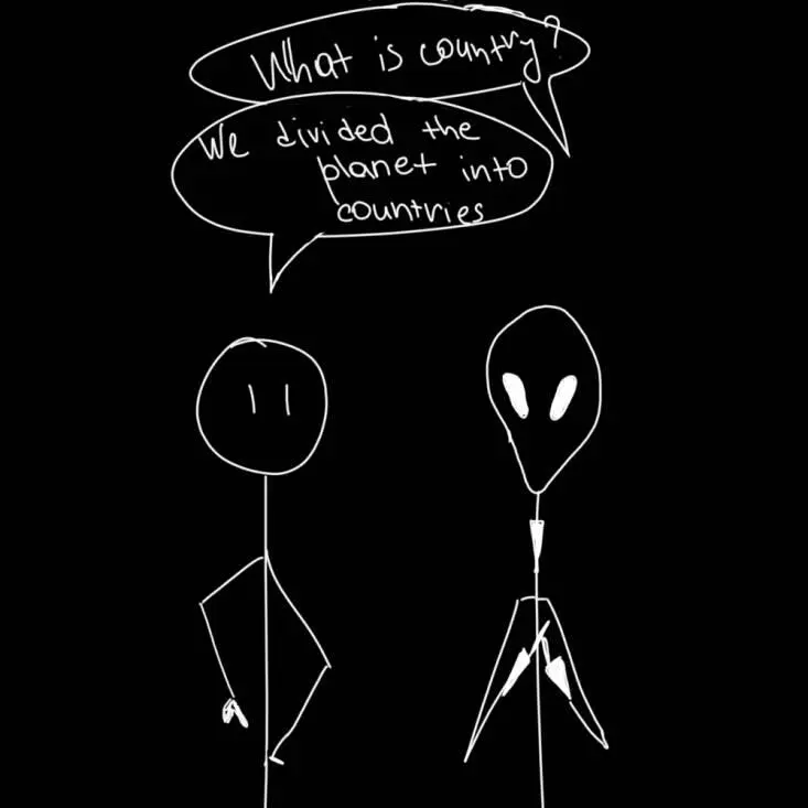 Comic 5 The Alien stares at him huis eyes grow bigger The Human shrugs - фото 4