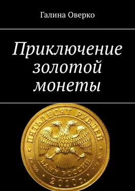 Галина Оверко Приключение золотой монеты обложка книги