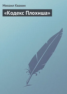 Михаил Квакин «Кодекс Плохиша» обложка книги