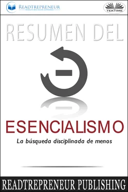 Readtrepreneur Publishing Resumen Del Esencialismo: La Búsqueda Disciplinada De Menos обложка книги