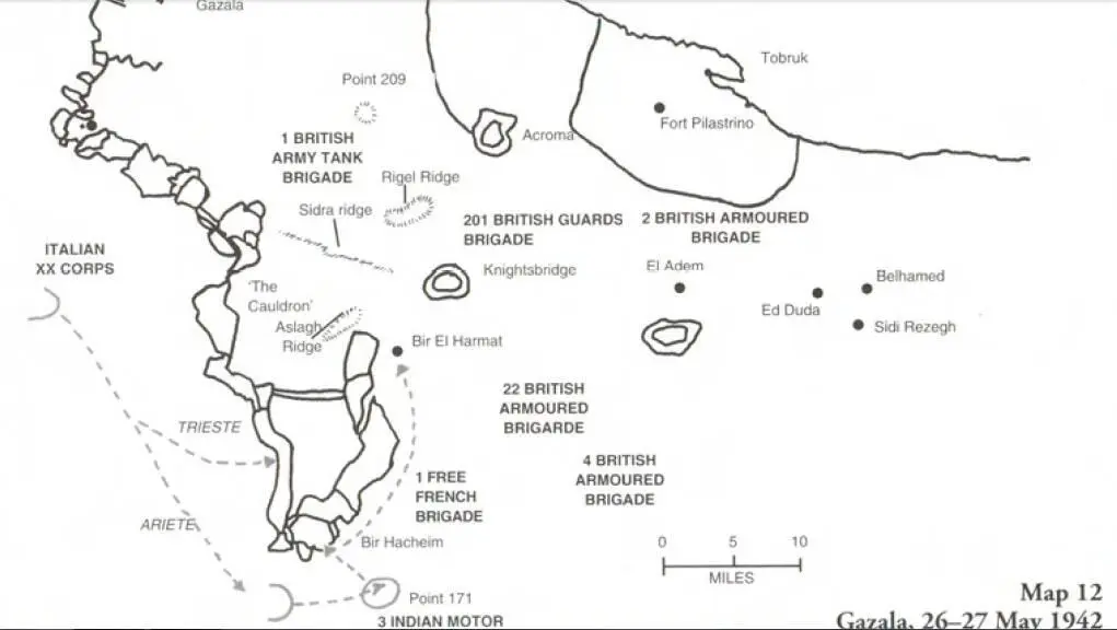 Газала 2627 мая 1942 г Высота 171 В 600 27 мая танки М1441 дивизии - фото 39