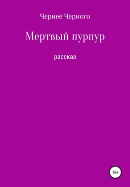 Чернее Черного Мертвый пурпур обложка книги