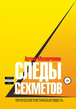 Артем Мазниченко Следы сехметов обложка книги