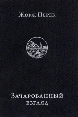 Жорж Перек Зачарованный взгляд обложка книги