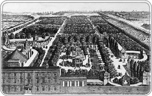 Парк Vauxhall Gardens в Лондоне с карт 1751 г Но воксал в Павловске не - фото 11