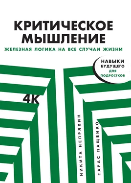 Никита Непряхин Критическое мышление обложка книги