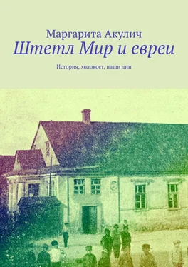 Маргарита Акулич Штетл Мир и евреи. История, холокост, наши дни обложка книги