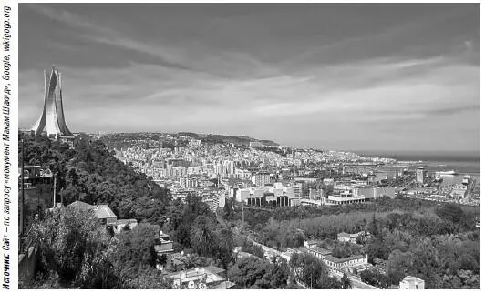 Вид столицы Монумент слева в виде трех пальмовых листьев это Макам Шахид - фото 63