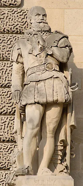 Статуя герцога Сюлли в Лувре По госдолгу Сюлли удалось его сократить за 10 - фото 32