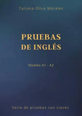 Tatiana Oliva Morales Pruebas de inglés. Niveles A1—A2. Serie de pruebas con claves обложка книги
