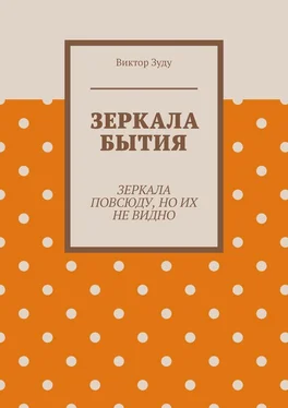 Виктор Зуду Зеркала бытия. Зеркала повсюду, но их не видно обложка книги