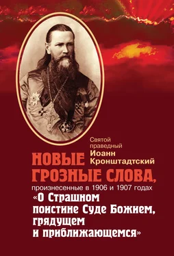 cвятой праведный Иоанн Кронштадтский Новые грозные слова, произнесенные в 1906 и 1907 годах «О Страшном поистине Суде Божием, грядущем и приближающимся» обложка книги