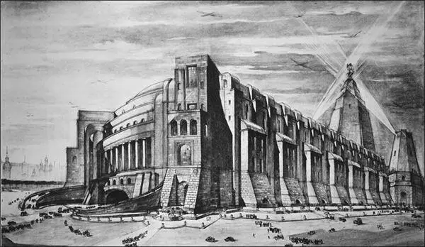 Проект Дворца Советов арх А Бразини 1931 г Проект Дворца Советов - фото 25