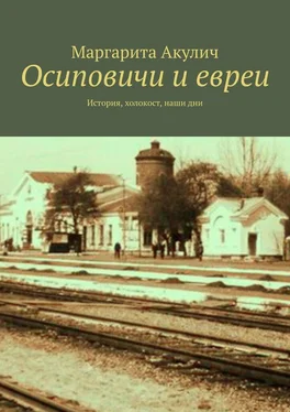 Маргарита Акулич Осиповичи и евреи. История, холокост, наши дни обложка книги