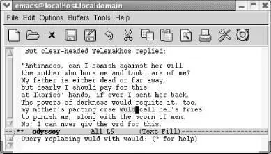 Ispell starts a queryreplace We want to replace all occurrences of the - фото 47