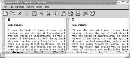 Emacs creates two vertical windows When you create multiple vertical windows - фото 69