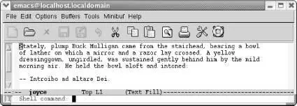 Emacs prompts you for a command to execute Type diff joyce joyce2 Emacs - фото 73