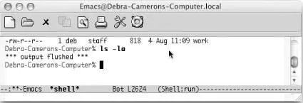 Cc Coautomatically deletes the output from the last command Mac OS X The - фото 79