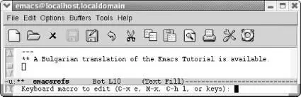 Emacs prompts you for the type of macro to edit Emacs asks you if you want to - фото 100