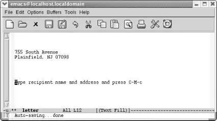 The macro pauses so you can type the recipients name and address Type the - фото 105