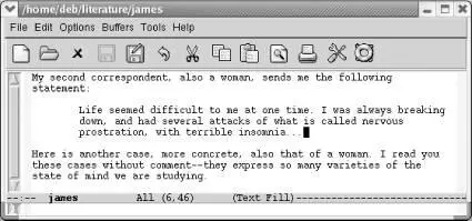 Emacs indents the text properly and fills it correctly in autofill mode What - фото 117
