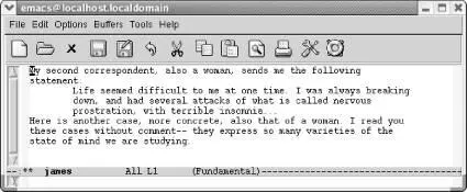 Emacs refills the paragraphs properly 7231 Indenting regions What if you - фото 120
