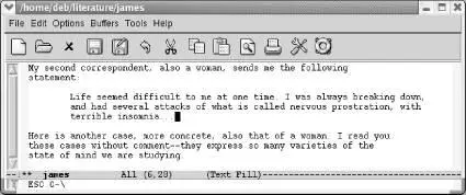 Emacs indents the paragraph one level You decide thats not far enough Type - фото 121