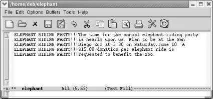 Emacs inserts the fill prefix at the beginning of each line of the message You - фото 127