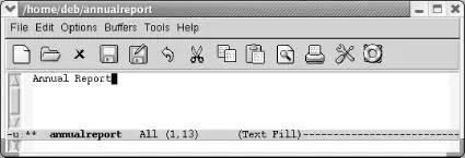 You type the documents title Type Ms Emacs centers the line You can - фото 128