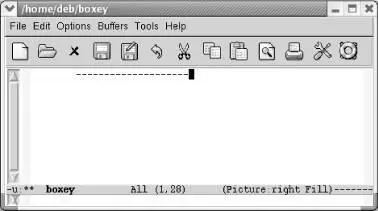 Emacs draws a line to the right Next well change the default direction to - фото 150