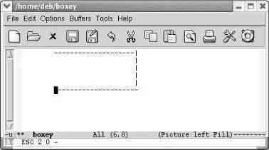 Emacs draws a line to the left Next use Cc to set the default direction to - фото 152