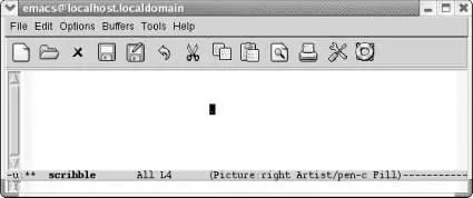 Artist appears on the mode line as does Picture When you start artist mode - фото 156