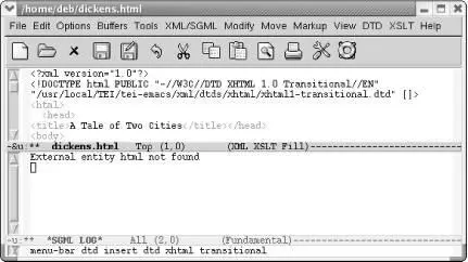 Emacs inserts the two required elements for us Thats all it takes to make - фото 180