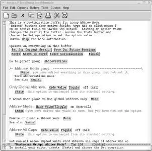 Abbrev mode is set to on The text near Abbrev Mode group now says You have - фото 190