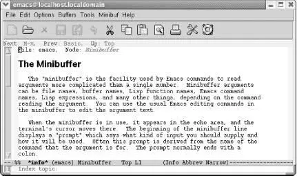 Emacs prompts for an index topic Type macro Enter Emacs brings up the - фото 202