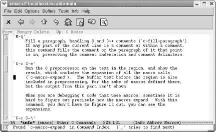 Emacs moves to the next macrorelated topic in the index As you step through - фото 204